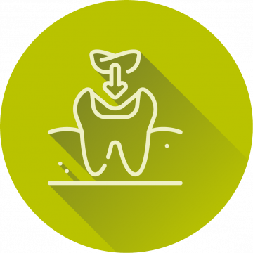 Piktogramm Implantat: Implantologie beim Zahnarzt Nürnberg