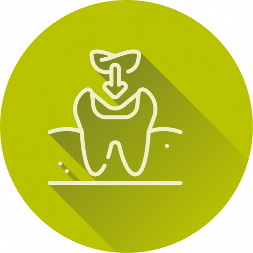 Piktogramm Zahnimplantat: Implantologie beim Zahnarzt Nürnberg